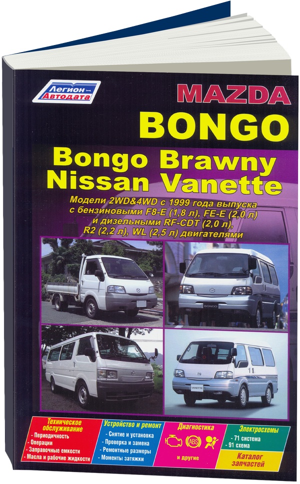Книга Mazda Bongo
